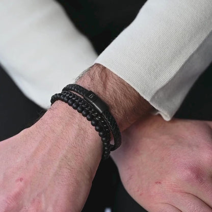 Steel & Barnett SSTBVV002 Ανδρικό Βραχιόλι Svelte Stephen Από Ατσάλι