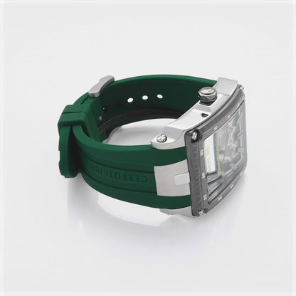 Cerruti CIWGR0053702 Odissea Automatic Green Silicon Strap