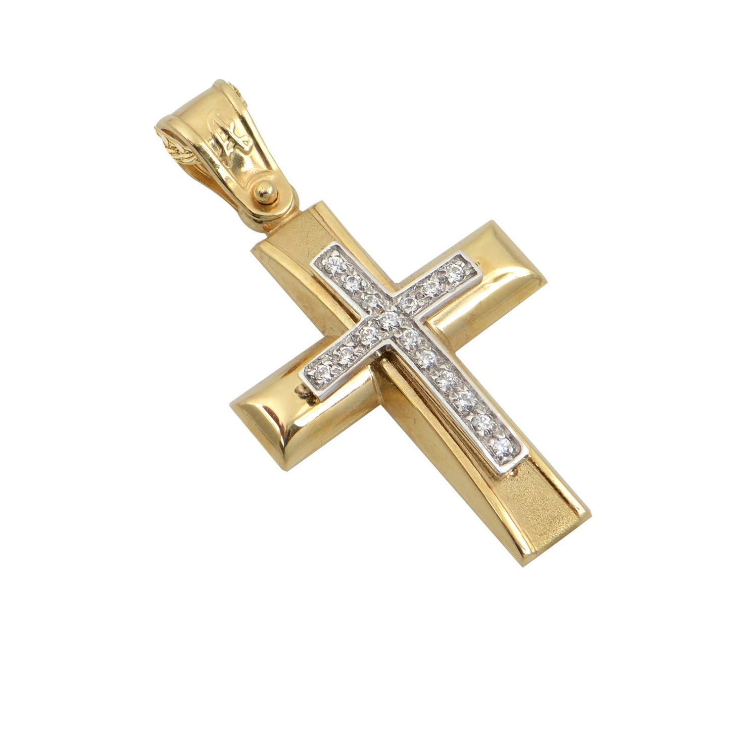 Baptismal Cross STA600 Gold K9