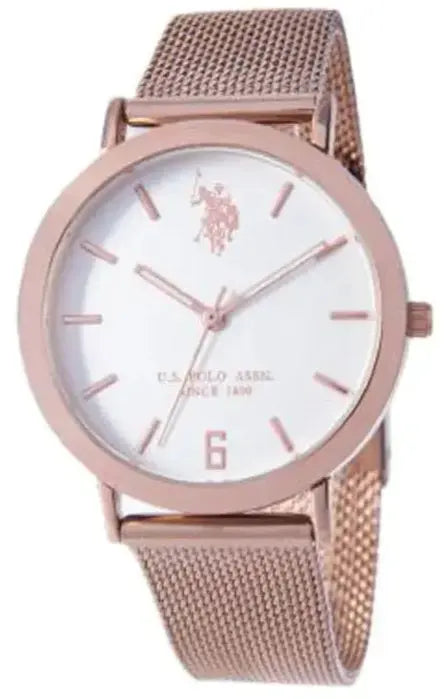 US POLO USP8110YG Camille Gold Metallic Mesh Bracelet