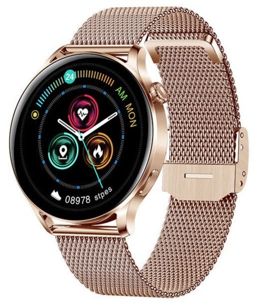 3GUYS 3GW4643 Smartwatch Rose Gold Stainless Steel Bracelet - Κοσμηματοπωλείο Goldy