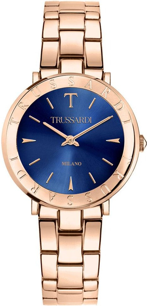 TRUSSARDI R2453115505 T-Vision Rose Gold Stainless Steel Bracelet