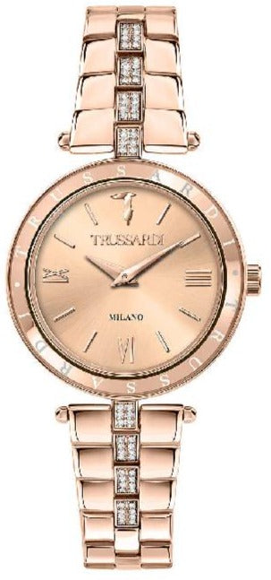 TRUSSARDI R2453145509 T-Shiny Rose Gold Stainless Steel Bracelet