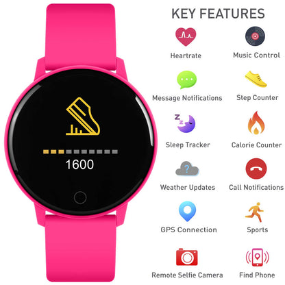 Reflex Active RA09-2114 Smartwatch Fushia Silicon Strap