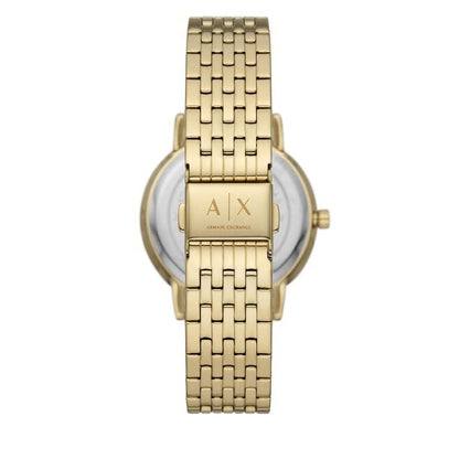 Armani Exchange AX5586 Lola Gold Stainless Steel Bracelet - Κοσμηματοπωλείο Goldy