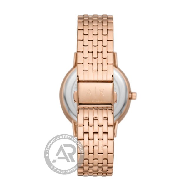 Armani Exchange AX5589 Lola Rose Gold Stainless Steel Bracelet - Κοσμηματοπωλείο Goldy