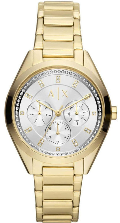 Armani Exchange AX5657 Giacomo Gold Stainless Steel Bracelet - Κοσμηματοπωλείο Goldy