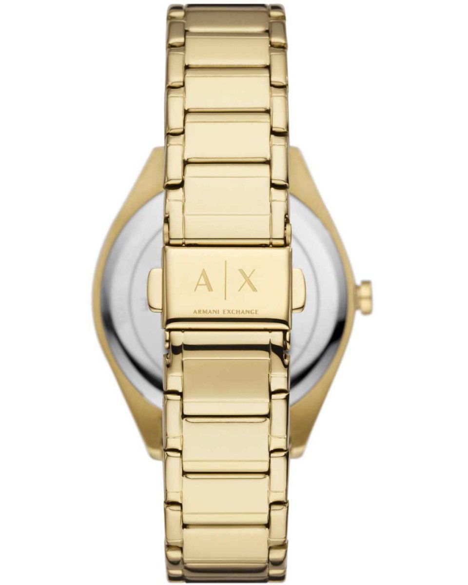 Armani Exchange AX5657 Giacomo Gold Stainless Steel Bracelet - Κοσμηματοπωλείο Goldy