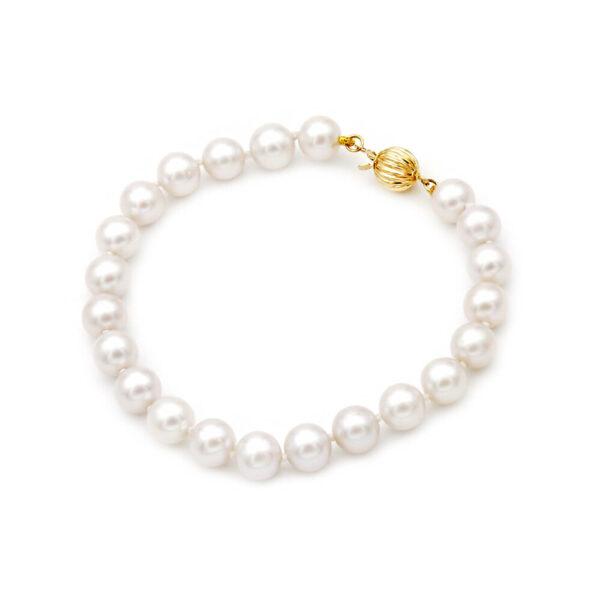 Βραχιόλι 110176 Fresh Water Pearl Κ14 με Μαργαριτάρια 7,0-8,0mm - Κοσμηματοπωλείο Goldy