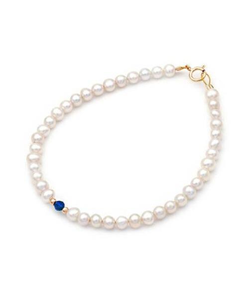 Βραχιόλι 110202 Fresh Water Pearl Κ14 με Μαργαριτάρια 4,0-4,5mm - Κοσμηματοπωλείο Goldy