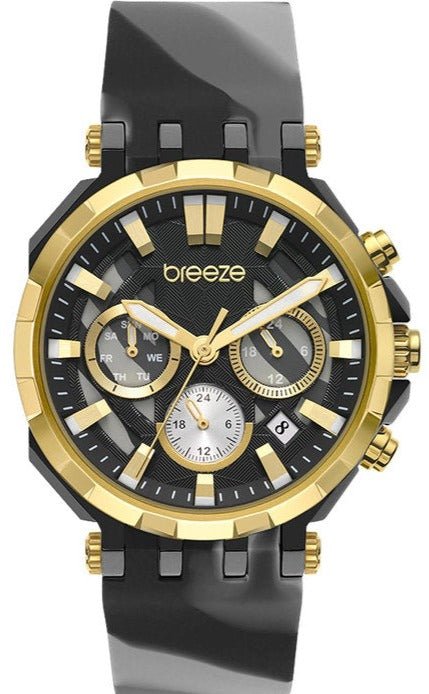 BREEZE 112291.7 FanC Dual Time Multicolor Silicone Strap - Κοσμηματοπωλείο Goldy