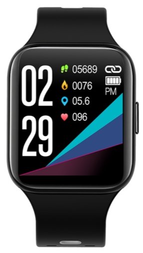 BREEZE 113011.1 Uki Smartwatch Black Silicon Strap - Κοσμηματοπωλείο Goldy