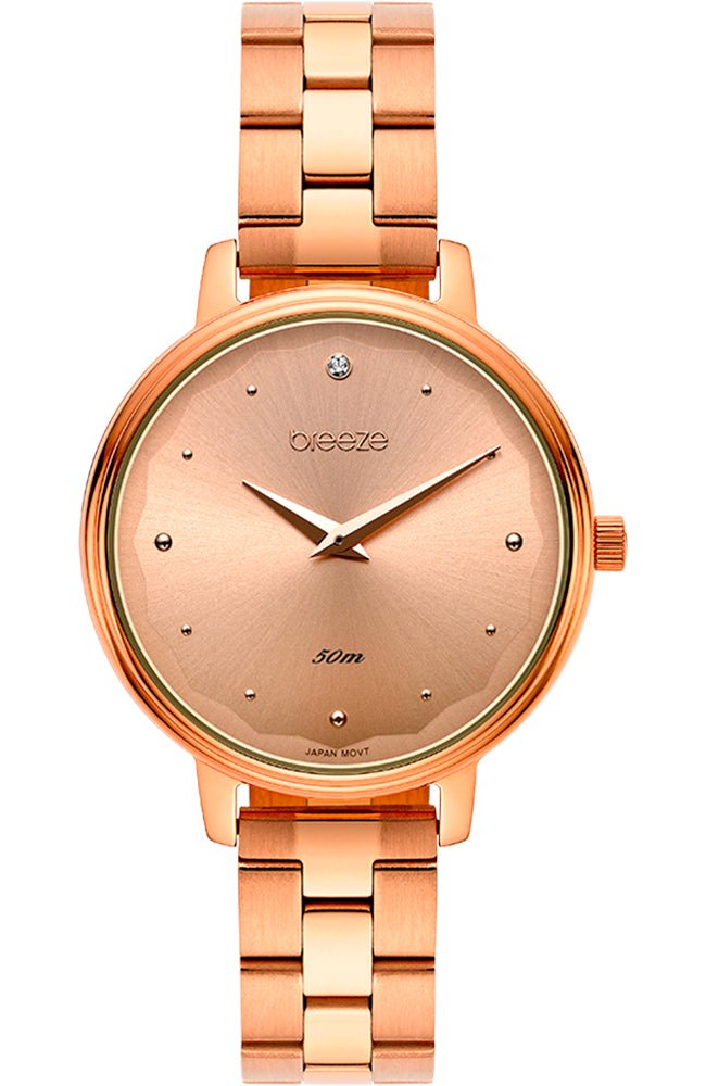 BREEZE 212351.4 Ideale Rose Gold Stainless Steel Bracelet - Κοσμηματοπωλείο Goldy