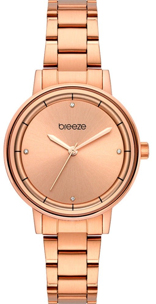 BREEZE 212381.4 Mystique Rose Gold Stainless Steel Bracelet - Κοσμηματοπωλείο Goldy