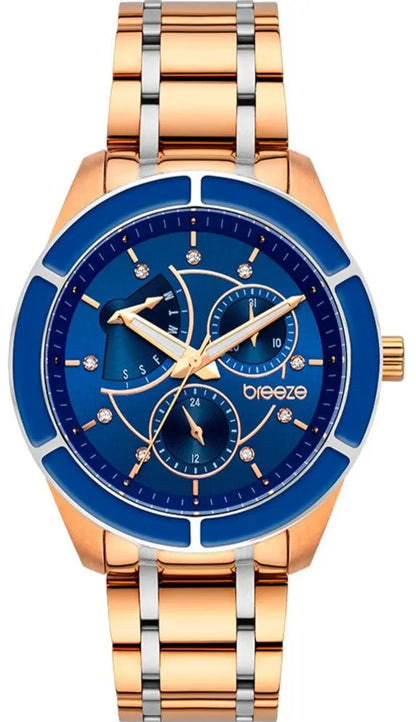 BREEZE 712371.3 Colorista Two Tone Stainless Steel Bracelet - Κοσμηματοπωλείο Goldy