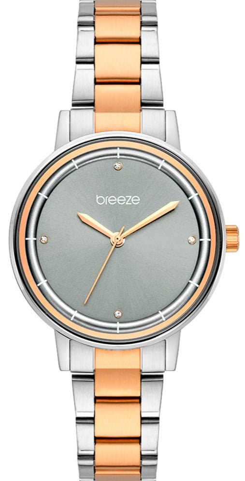 BREEZE 712381.6 Mystique Two Tone Stainless Steel Bracelet - Κοσμηματοπωλείο Goldy