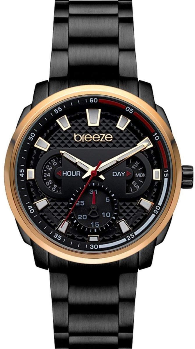 BREEZE 812102.2 CitySpicer Black Stainless Steel Bracelet - Κοσμηματοπωλείο Goldy