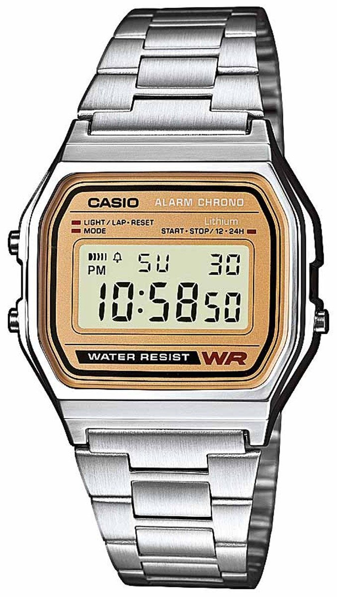 CASIO A-158WEA-9EF Vintage Stainless Steel Watch - Κοσμηματοπωλείο Goldy