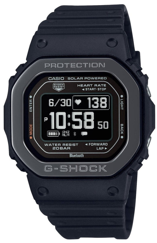 Casio DW-H5600MB-1ER G-Shock Bluetooth Black Rubber Strap - Κοσμηματοπωλείο Goldy