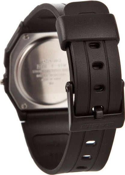 Casio F-91W-1YEG Digital Black Rubber Strap - Κοσμηματοπωλείο Goldy