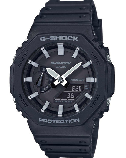 Casio GA-2100-1AER G-Shock Black Rubber Strap - Κοσμηματοπωλείο Goldy