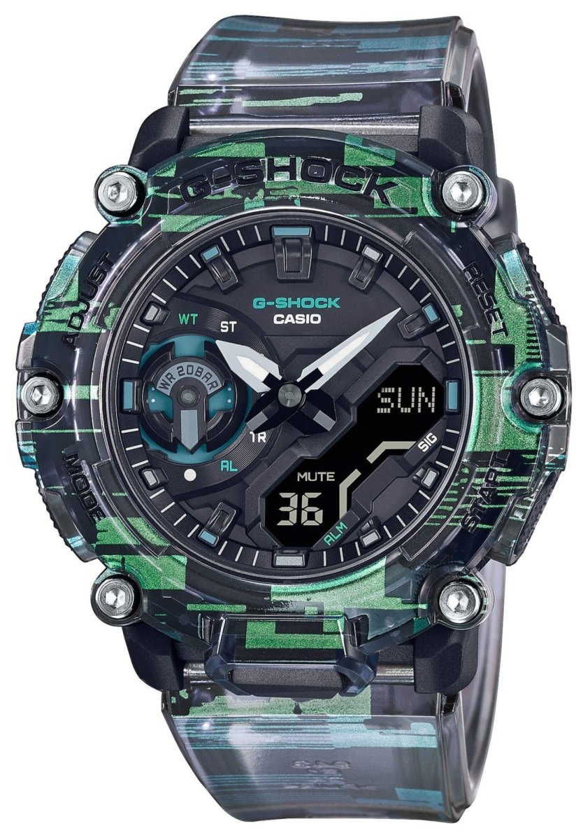 Casio GA-2200NN-1AER G-Shock Black Rubber Strap - Κοσμηματοπωλείο Goldy