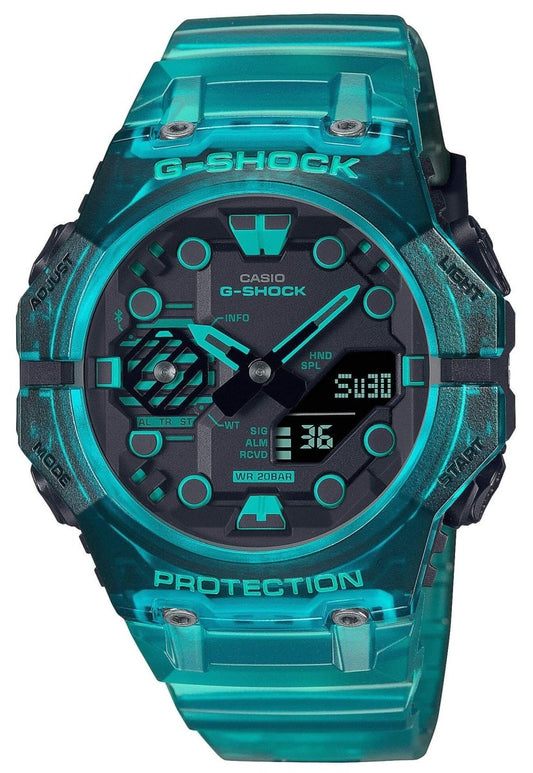 Casio GA-B001G-2AER G-Shock Bluetooth Blue Rubber Strap - Κοσμηματοπωλείο Goldy