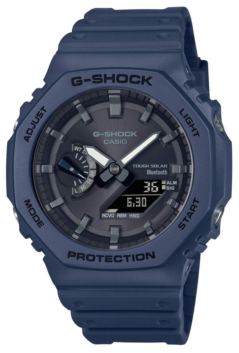 Casio GA-B2100-2AER G-Shock Bluetooth Blue Rubber Strap - Κοσμηματοπωλείο Goldy