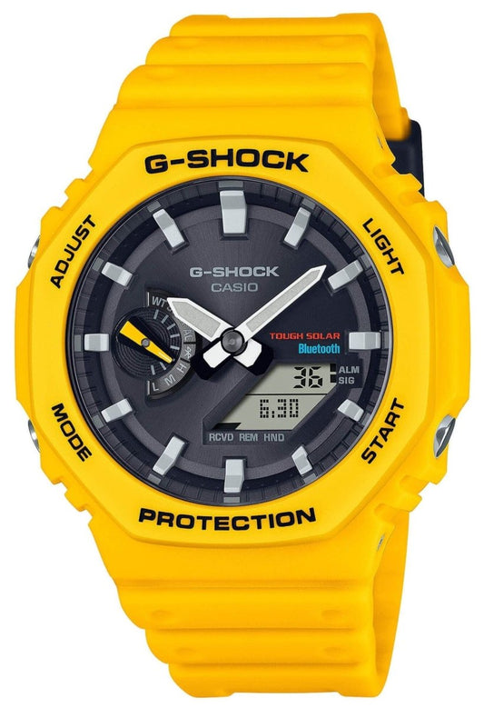 Casio GA-B2100C-9AER G-Shock Bluetooth Yellow Rubber Strap - Κοσμηματοπωλείο Goldy