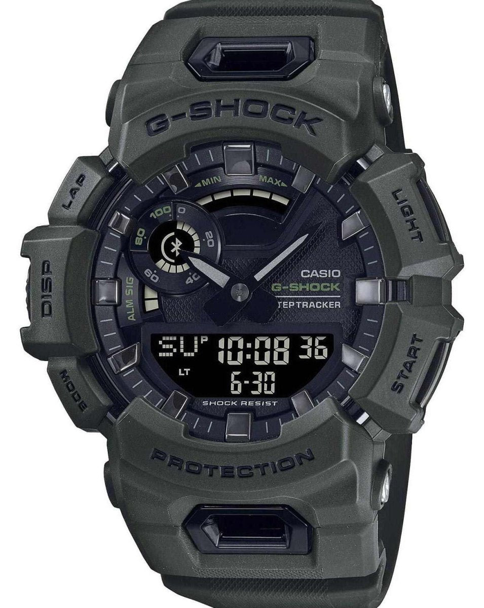 Casio GBA-900UU-3AER G-Shock Bluetooth Khaki Rubber Strap - Κοσμηματοπωλείο Goldy