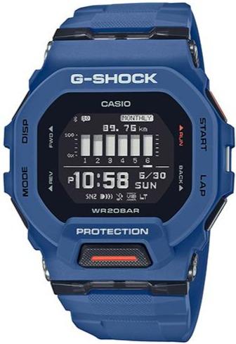 Casio GBD-200-2ER G-Shock Smartwatch Blue Rubber Strap - Κοσμηματοπωλείο Goldy