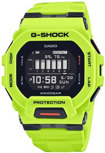 Casio GBD-200-9ER G-Shock Smartwatch Yellow Rubber Strap - Κοσμηματοπωλείο Goldy