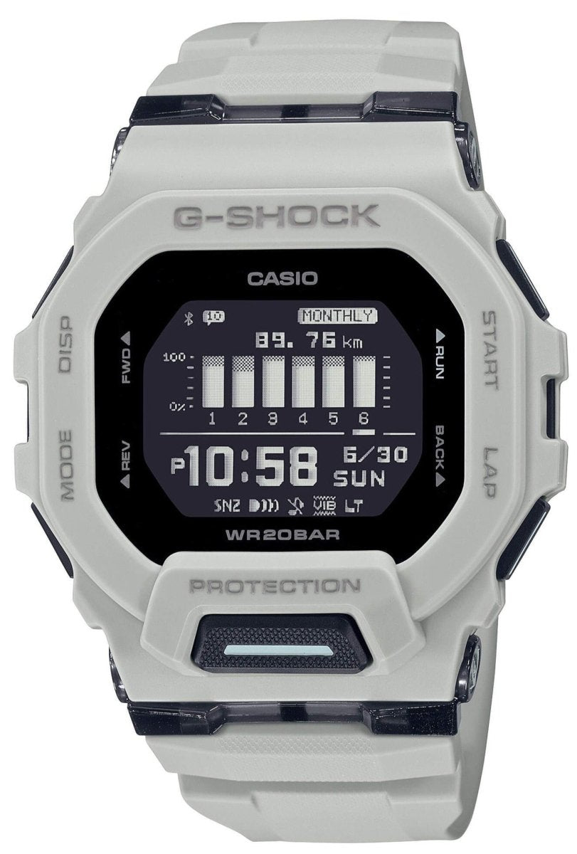 Casio GBD-200UU-9ER G-Shock Smartwatch White Rubber Strap - Κοσμηματοπωλείο Goldy