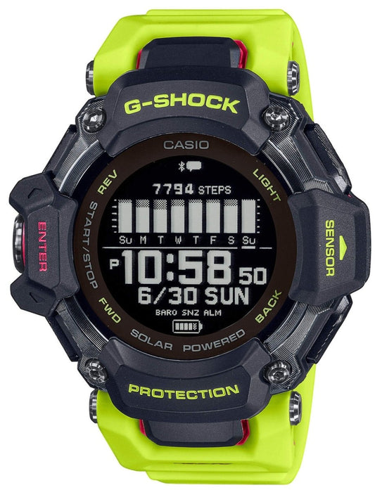 Casio GBD-H2000-1A9ER G-Shock Smartwatch Yellow Rubber Strap - Κοσμηματοπωλείο Goldy