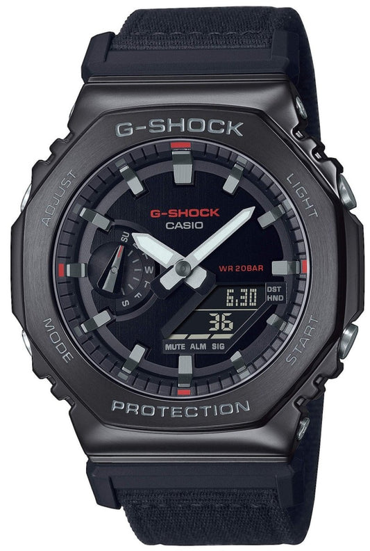 Casio GM-2100CB-1AER G-Shock Black Fabric Strap - Κοσμηματοπωλείο Goldy