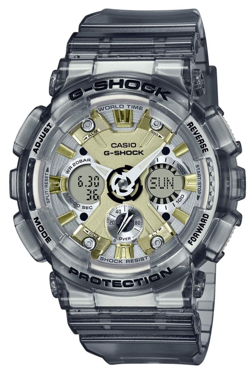 Casio GMA-S120GS-8AER G-Shock Grey Rubber Strap - Κοσμηματοπωλείο Goldy