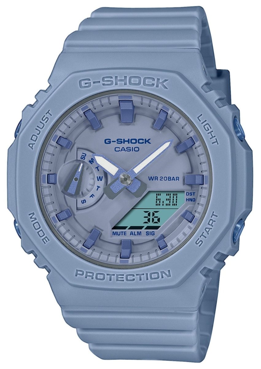 Casio GMA-S2100BA-2A2ER Chronograph Light Blue Rubber Strap - Κοσμηματοπωλείο Goldy