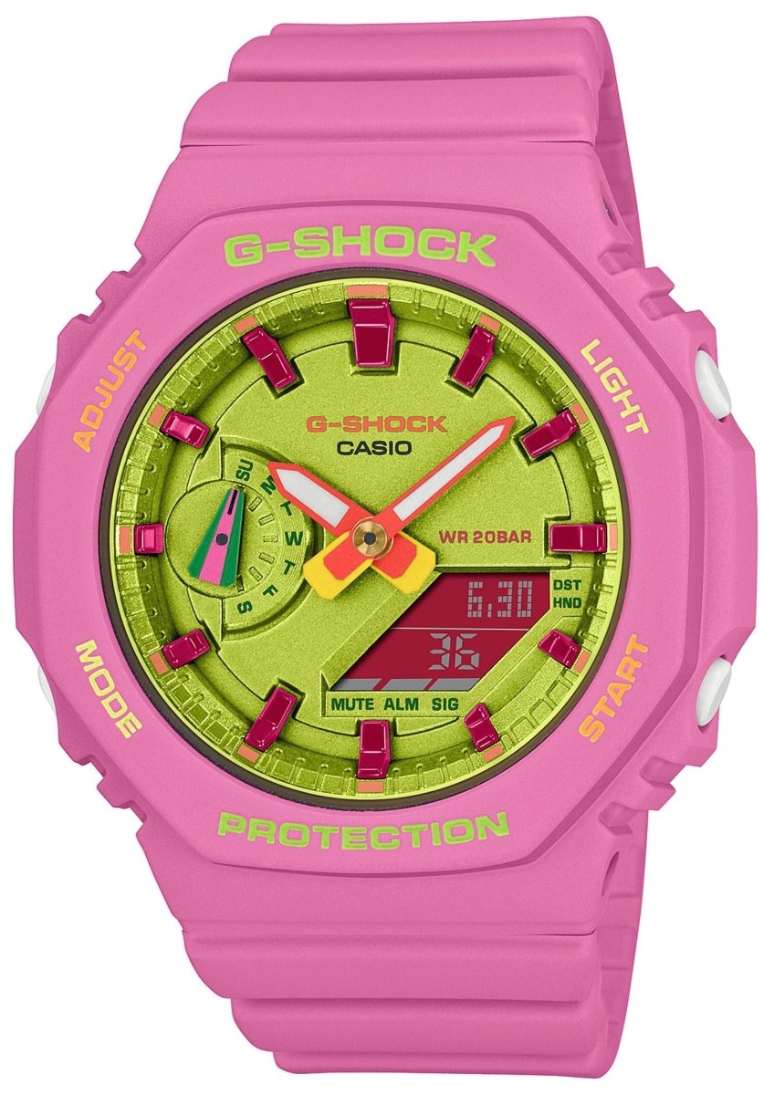 Casio GMA-S2100BS-4AER G-Shock Bright Summer Special Edition Pink Rubber Strap - Κοσμηματοπωλείο Goldy