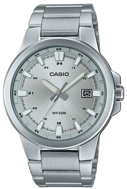 CASIO MTP-E173D-7AVEF Stainless Steel Bracelet - Κοσμηματοπωλείο Goldy