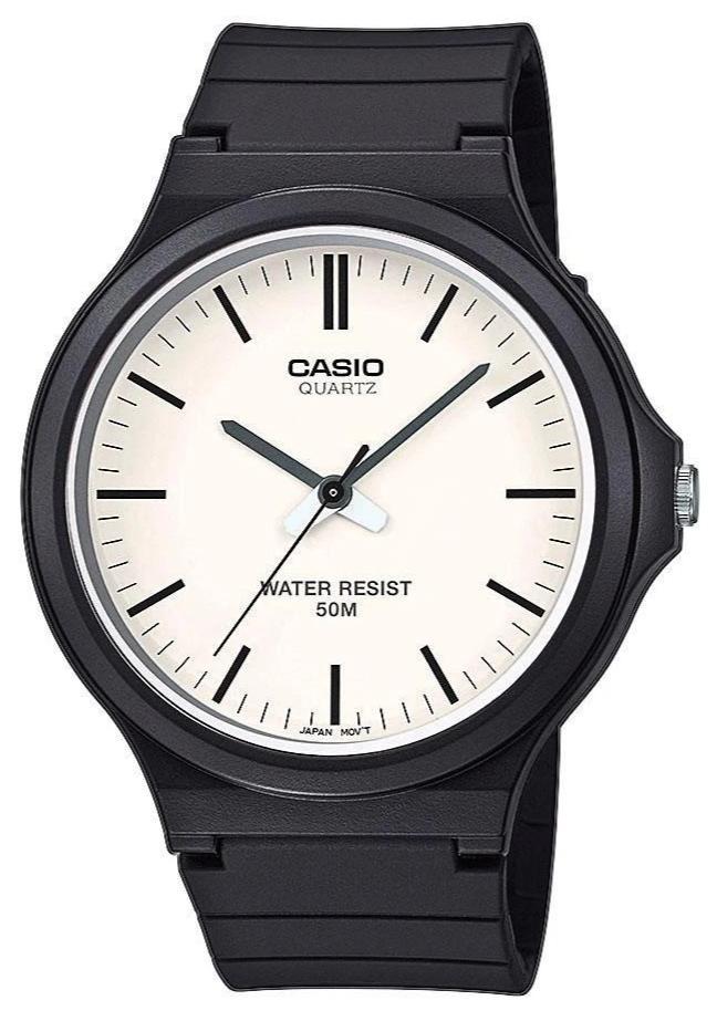 CASIO MW-240-7EVEF Black Plastic Strap - Κοσμηματοπωλείο Goldy