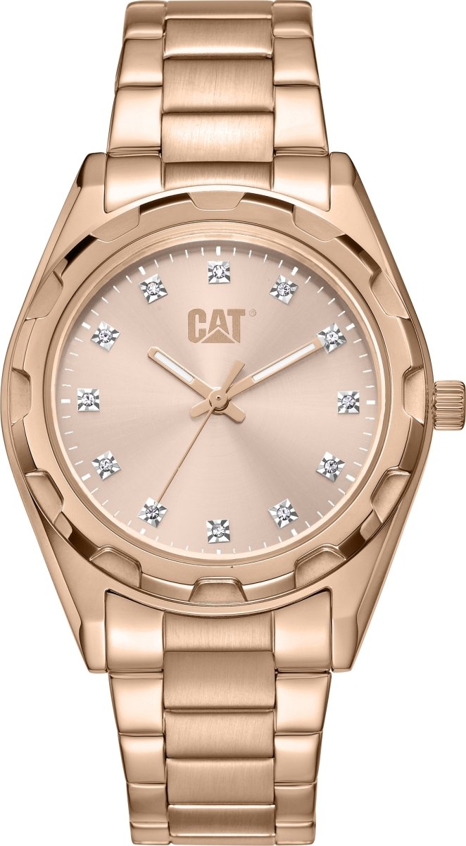 CATERPILLAR AL39019959 California Lady Rose Gold Stainless Steel Watch - Κοσμηματοπωλείο Goldy