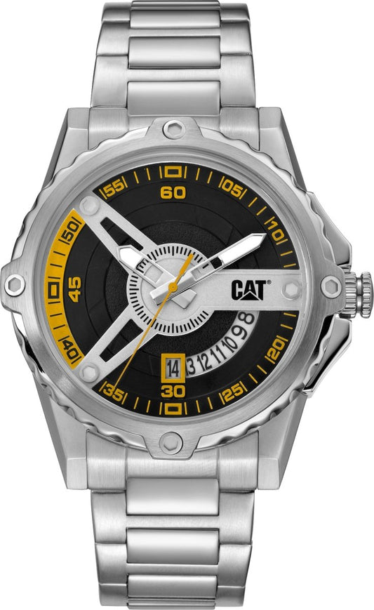 CATERPILLAR AM14111122 Newport Stainless Steel Watch - Κοσμηματοπωλείο Goldy