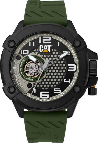 CATERPILLAR AN16823133 Auto-Max Limited Edition Khaki Silicon Strap - Κοσμηματοπωλείο Goldy