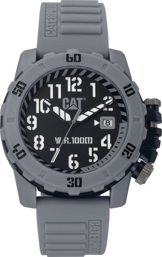 CATERPILLAR LK15125115 Barricade Grey Rubber Strap - Κοσμηματοπωλείο Goldy