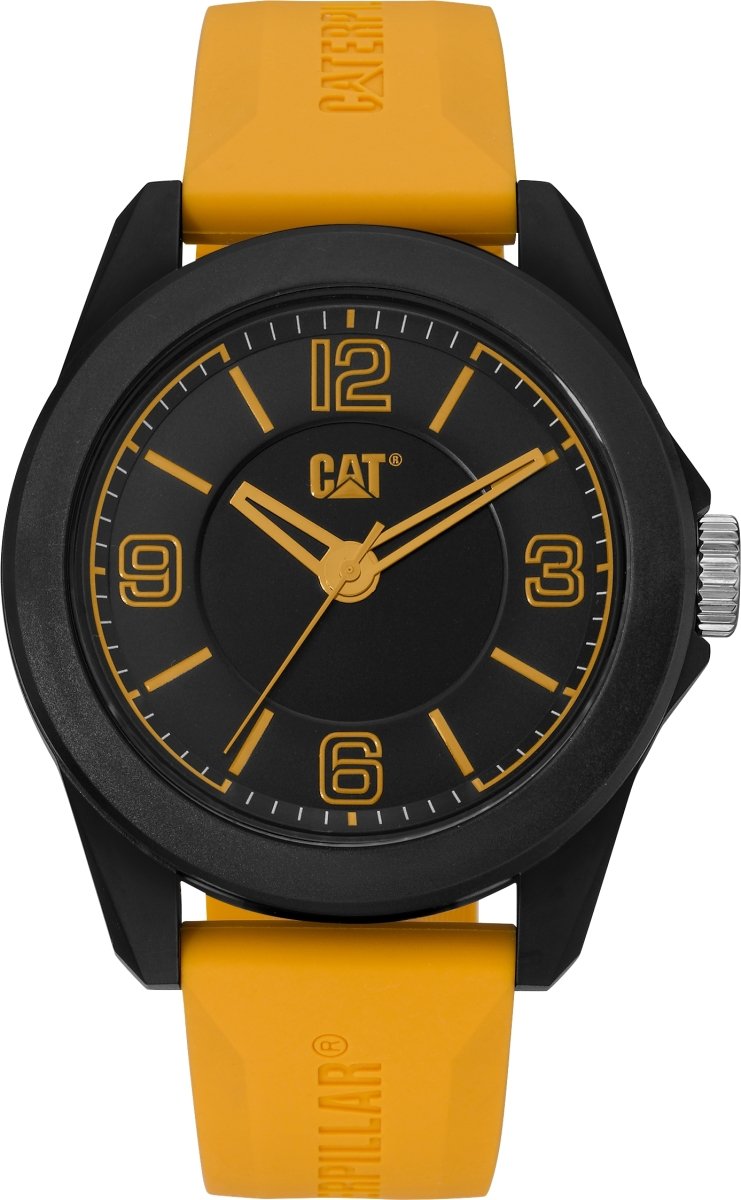 Caterpillar LN16027137 Landscape Yellow Silicon Strap - Κοσμηματοπωλείο Goldy