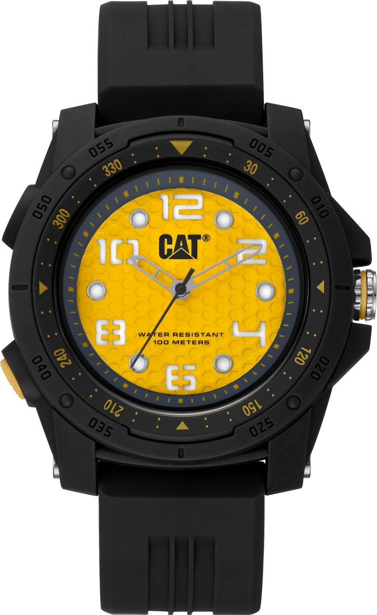 Caterpillar LP16021737 Aperture Black Rubber Strap - Κοσμηματοπωλείο Goldy