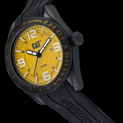 Caterpillar LQ16121732 Oceania Black Silicon Strap - Κοσμηματοπωλείο Goldy