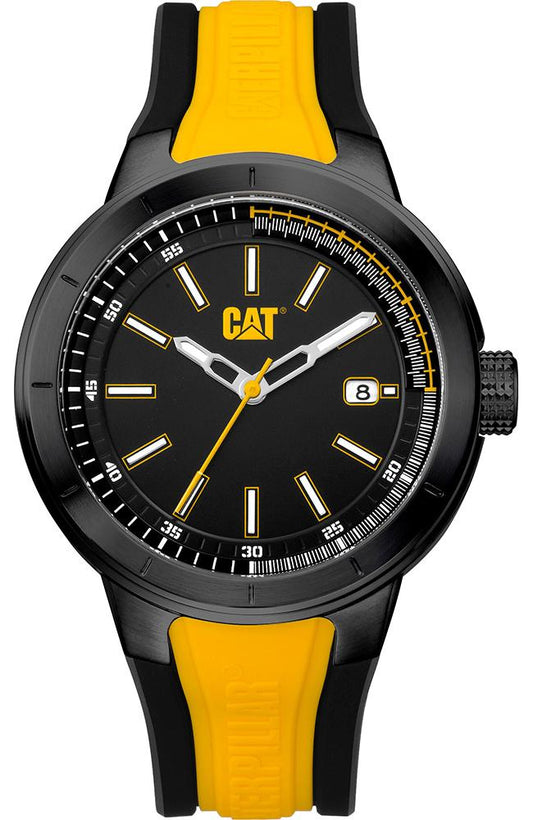 CATERPILLAR NA14127127 T8 Two Tone Rubber Strap - Κοσμηματοπωλείο Goldy