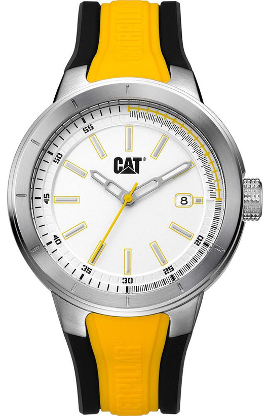 CATERPILLAR NA14127217 T8 Two Tone Rubber Strap - Κοσμηματοπωλείο Goldy