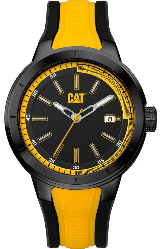 CATERPILLAR NA16127127 T8 Two Tone Rubber Strap - Κοσμηματοπωλείο Goldy